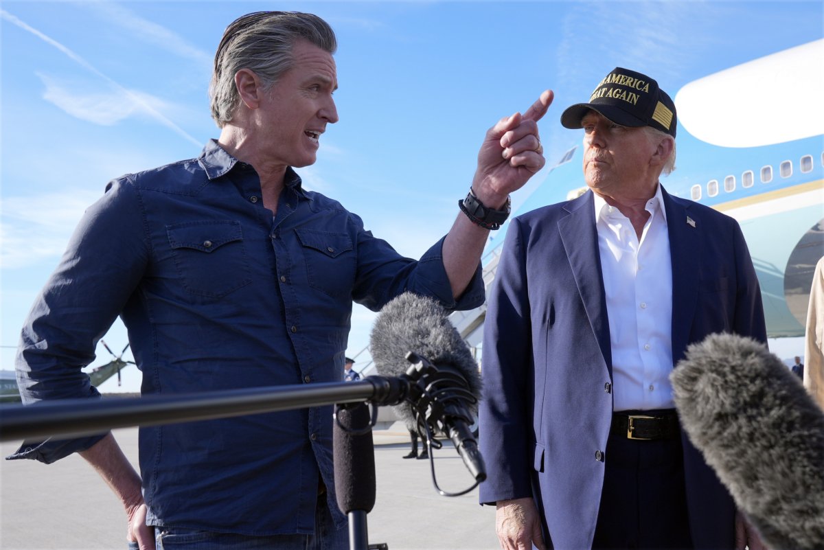 Newsom and Trump