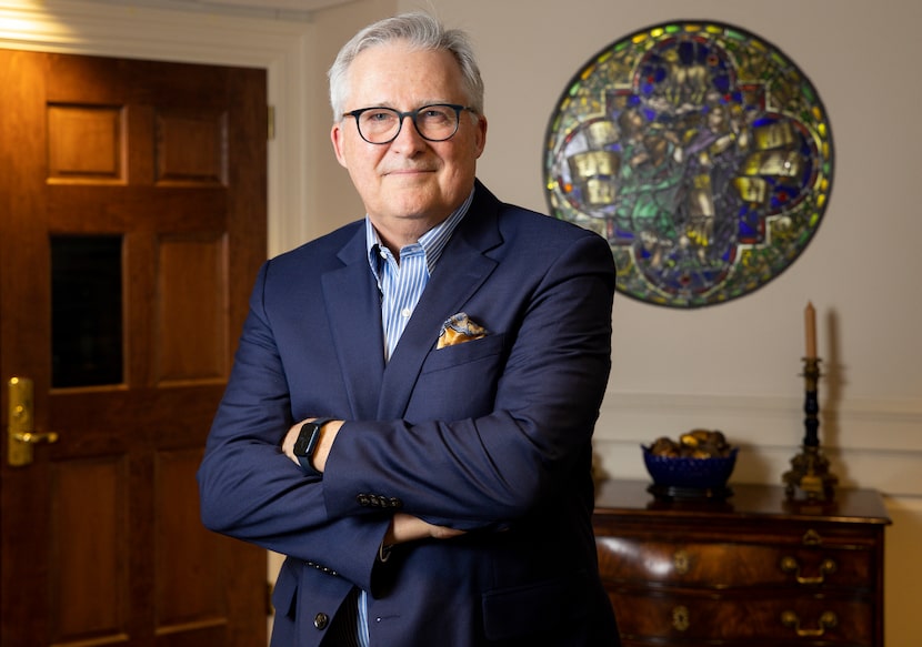 Pastor George Mason poses for a photo on Tuesday, April 26, 2022, at Wilshire Baptist Church...