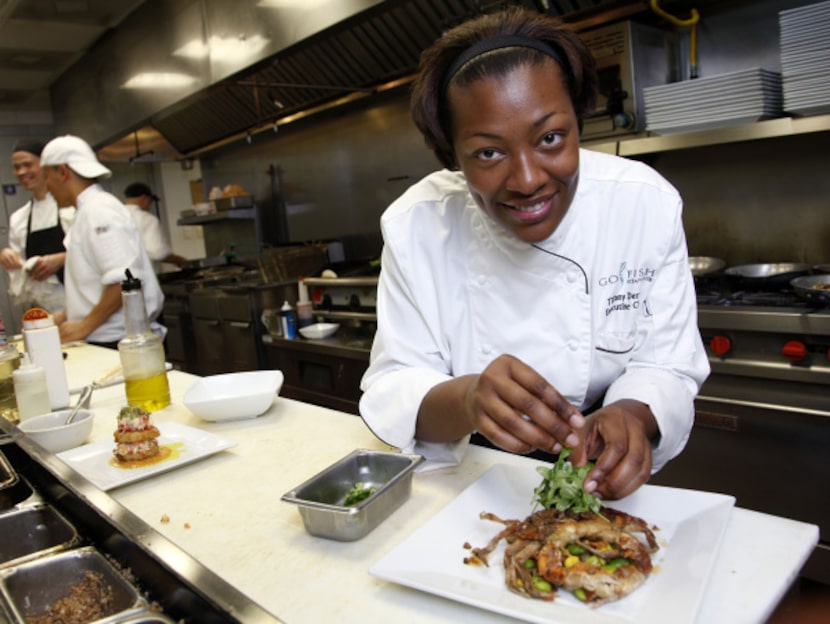 "I wanted my own money!" says Tiffany Derry, of getting her first job at 15 at IHOP. She