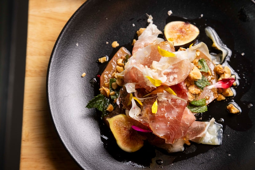 Texas Melon and Prosciutto salad at Radici, an Italian restaurant from celebrity chef...