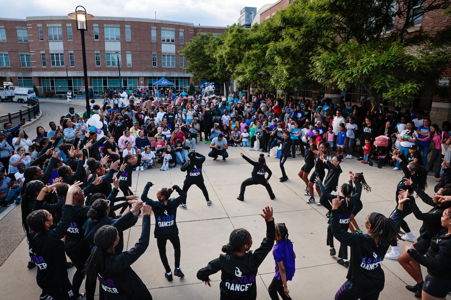 Members of the 4 Star Dance Studio entertained the crowd during “Groovin’ in the Grove” outside the middle school on May 30. The final, annual celebration included food and entertainment for students and their families as well as alumni and community members.