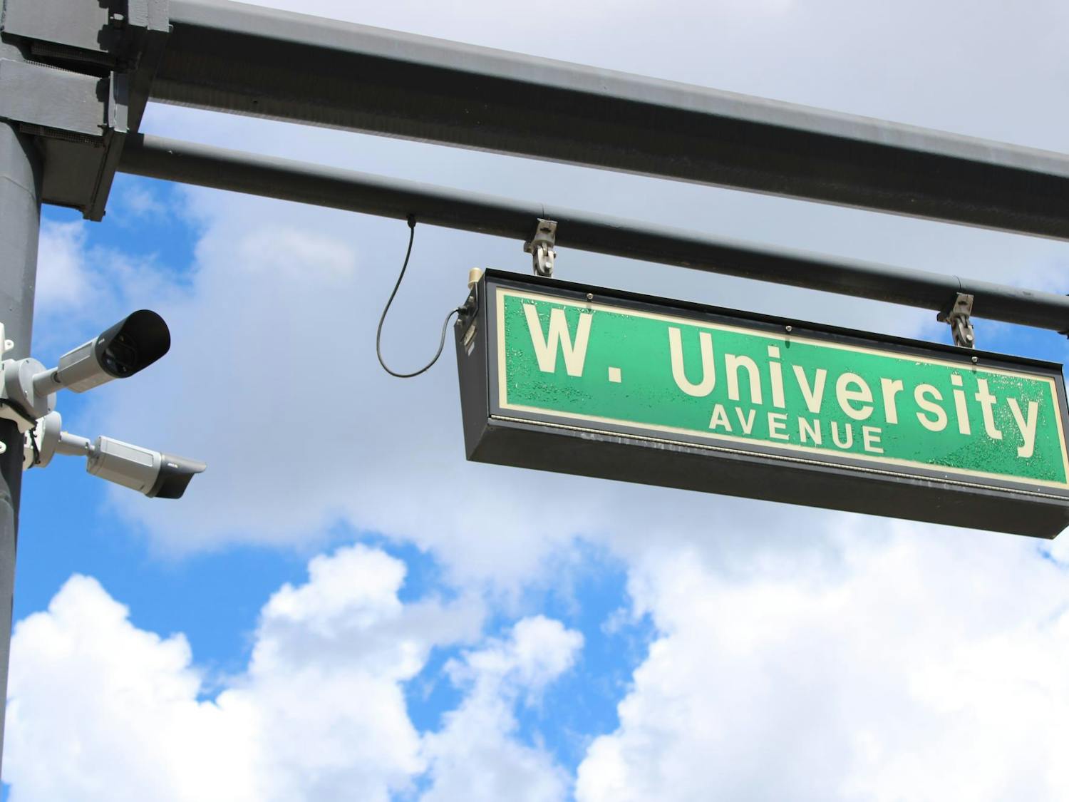 University Avenue on Sunday, Sept. 6, 2026, in Gainesville, Fla.