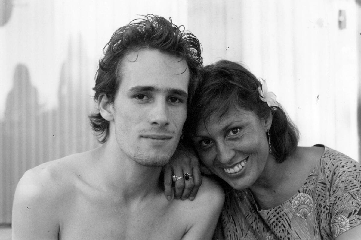 A man and a woman.