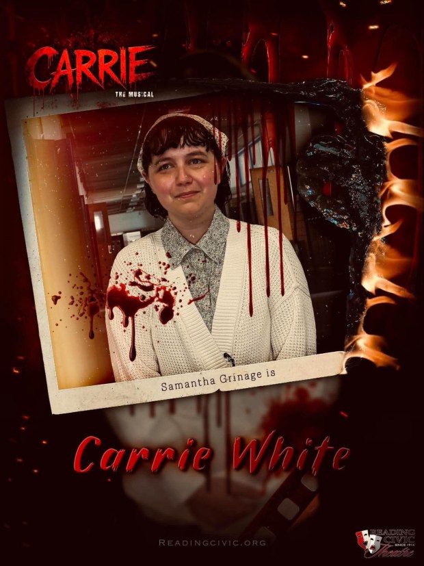 Samantha Grinage as Carrie White in 