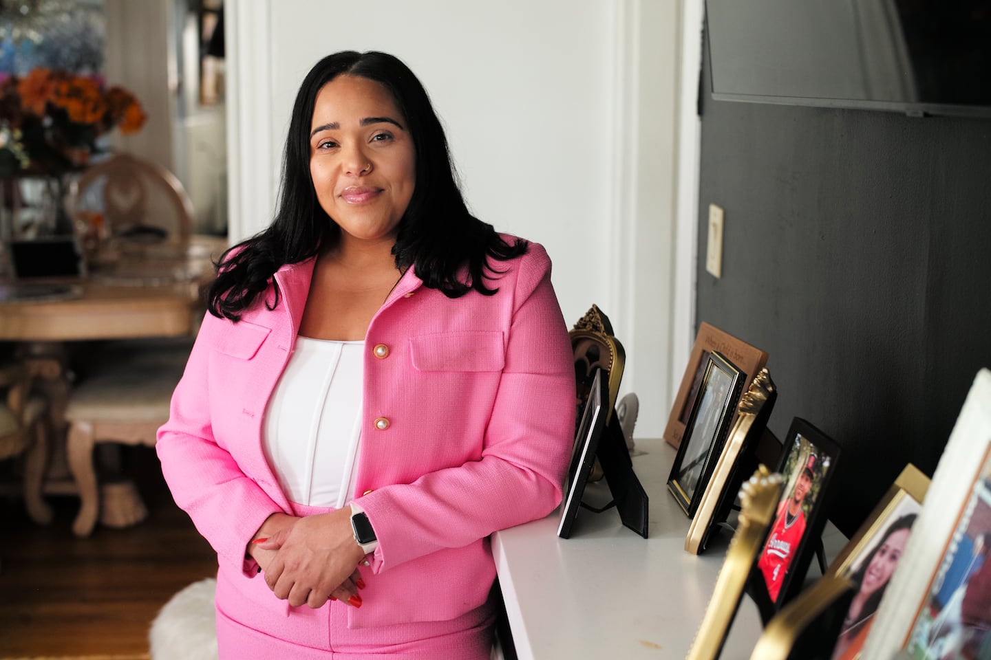  BOSTON- OCTOBER 23 Candidate Alexandra Valdez, is a running for Boston City Council at Large. Valdez is a first-time candidate and is the current Director of Cultural Affairs for the City of Boston. She is photographed in Boston MA , on Thursday, October , 23 2025. (Jonathan Wiggs Globe /Staff ) 