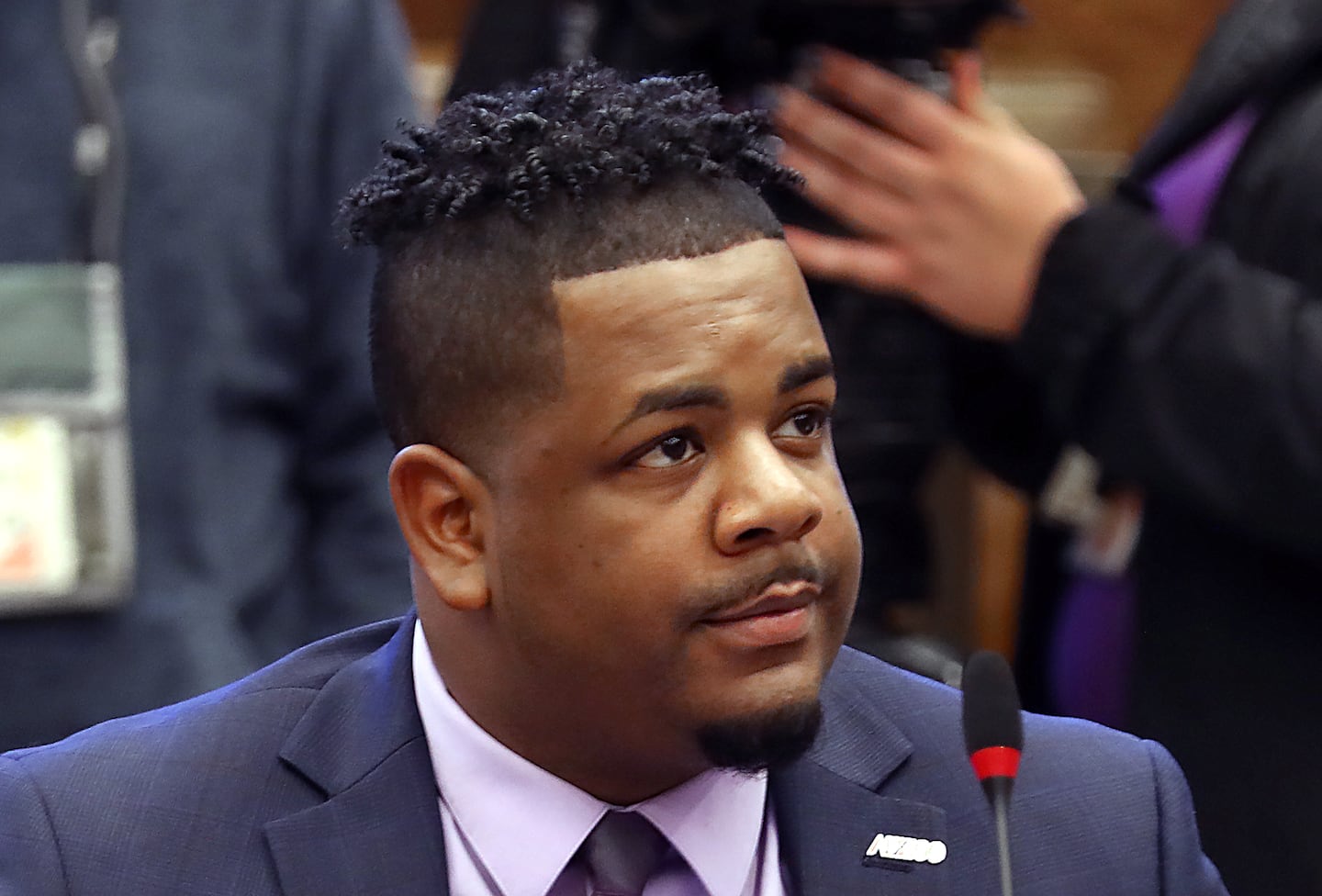 Boston-12/4/2024 Boston City Council held a meeting at Boston City Hall. Councilor Henry A. Santana. John Tlumacki/Globe Staff (metro) 