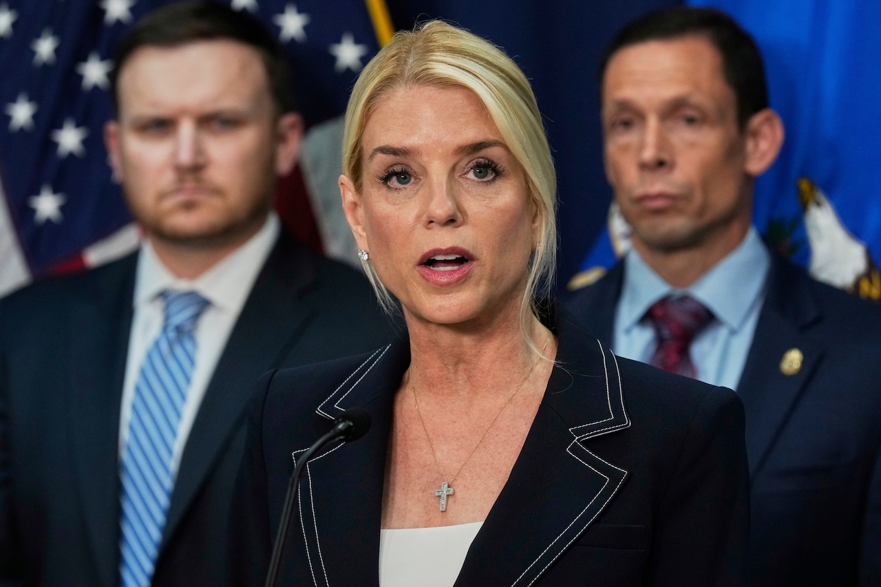 U.S. Attorney General Pamela Bondi in an Aug. 25, 2025, file photo. Bondi