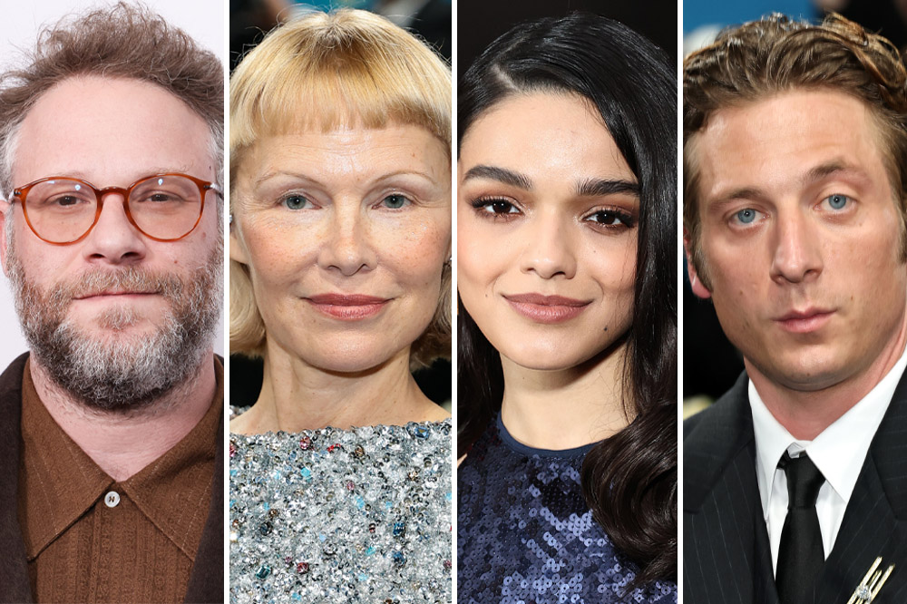 Seth Rogen Pamela Anderson Rachel Zegler Jeremy Allen White