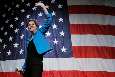 Democratic presidential candidate Sen. Elizabeth Warren, D-Mass., waves after speaking at the Iowa Democratic Wing Ding at the Surf Ballroom, in Clear Lake, Iowa Election 2020 Elizabeth Warren, Clear Lake, USA - 09 Aug 2019