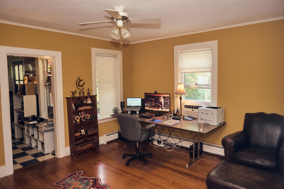 Shuer has been gradually working on the clutter in different areas of his house and says it
