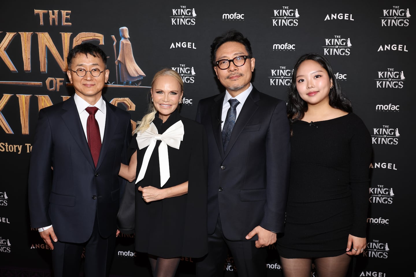 Wookyung Kim, Kristin Chenoweth, Seong-ho “Jay” Jang, and Leia Jang attended the premiere of Angel Studios